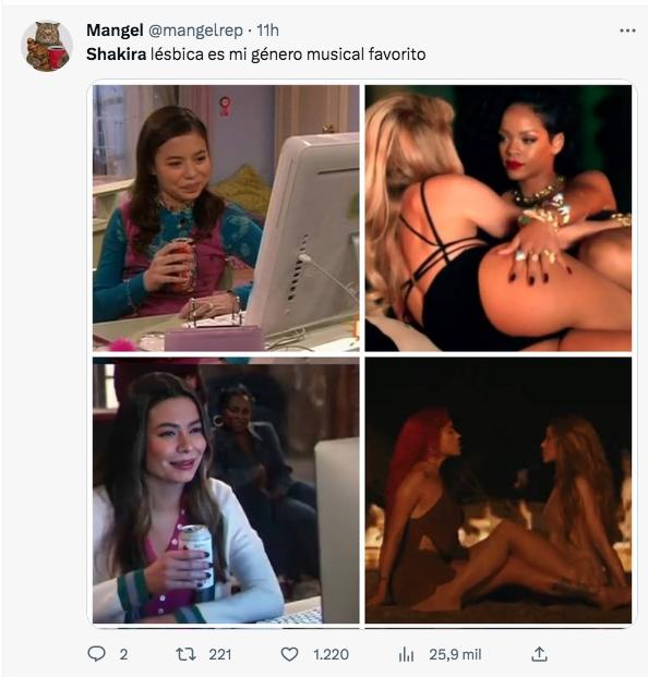 Los memes tras la explosiva canción de Shakira y Karol G Tras el lanzamiento de la nueva canción entre las colombianas Karol G y Shakira, mucho se ha especulado sobre la letra de este éxito que tan solo lleva pocas horas subido en las diferentes plataformas digitales, pues muchos afirman que está dedicada a Anuel AA y a Gerard Piqué, los ex respectivamente de cada una.