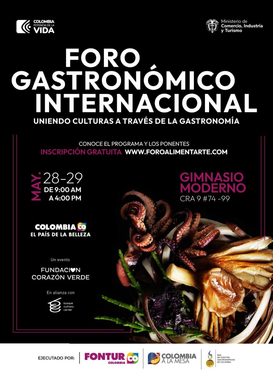 Foro Gastronómico Internacional de Alimentarte: Un Encuentro de Sabores y Culturas Este evento, uno de los más destacados del sector en América Latina, será gratuito y accesible tanto de manera presencial como en línea.