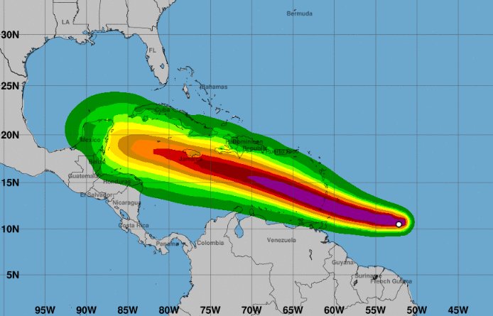 Alerta de aviso en La Guajira por el huracán Beryl El (Ideam) emitió hoy alerta de "aviso" para La Guajira, luego que el huracán Beryl alcanzara la categoría 3 y se anunciara que se dirige cerca de las Antillas Mayores.