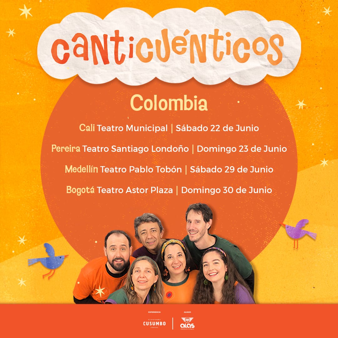 Canticuénticos y su gira de conciertos en Colombia para los más pequeños El aclamado grupo argentino de música infantil, Canticuénticos, ha anunciado una gira de conciertos en Colombia que promete llenar de alegría y diversión a grandes y chicos.