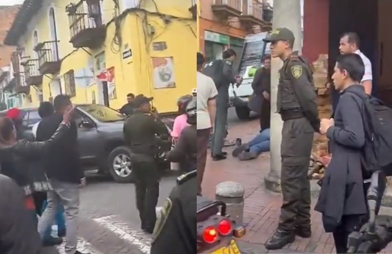 EN VIDEO: Camioneta de una congresista atropelló a una mujer en el centro de Bogotá En la tarde de este jueves se reportó un grave accidente de tránsito que involucra un vehículo del esquema de seguridad de una congresista del partido Centro Democrático.
