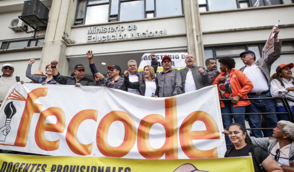 Ruta de la manifestación de profesores este miércoles en Bogotá A partir de este miércoles, Fecode iniciará un paro en diferentes puntos del país para protestar por la ley estatutaria de educación. Le contamos cuál será la ruta de la movilización de los profesores y su punto de encuentro.