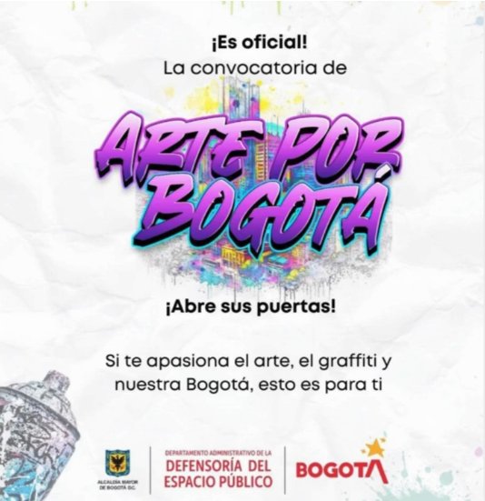 Distrito busca artistas que quieran plasmar sus graffitis en paraderos de Bogotá Los jóvenes con interés en el arte urbano, tendrán hasta este domingo para participar en la convocatoria y ver sus creaciones los diferentes paraderos de Sitp de Bogotá.