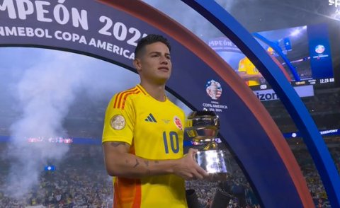 El desgarrador mensaje de James por el final de la Copa América Esto dijo James, el '10' de la Selección Colombia, tras la derrota en el Hard Rock Stadium.