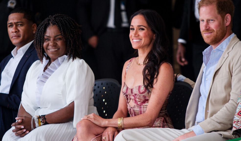 EN VIDEO: Así reaccionó Francia Márquez al saludo entre su esposo y Meghan Markle En redes sociales se viralizó el video en el que Rafael Yerney Pinillo y la duquesa Meghan Markle se saludan.