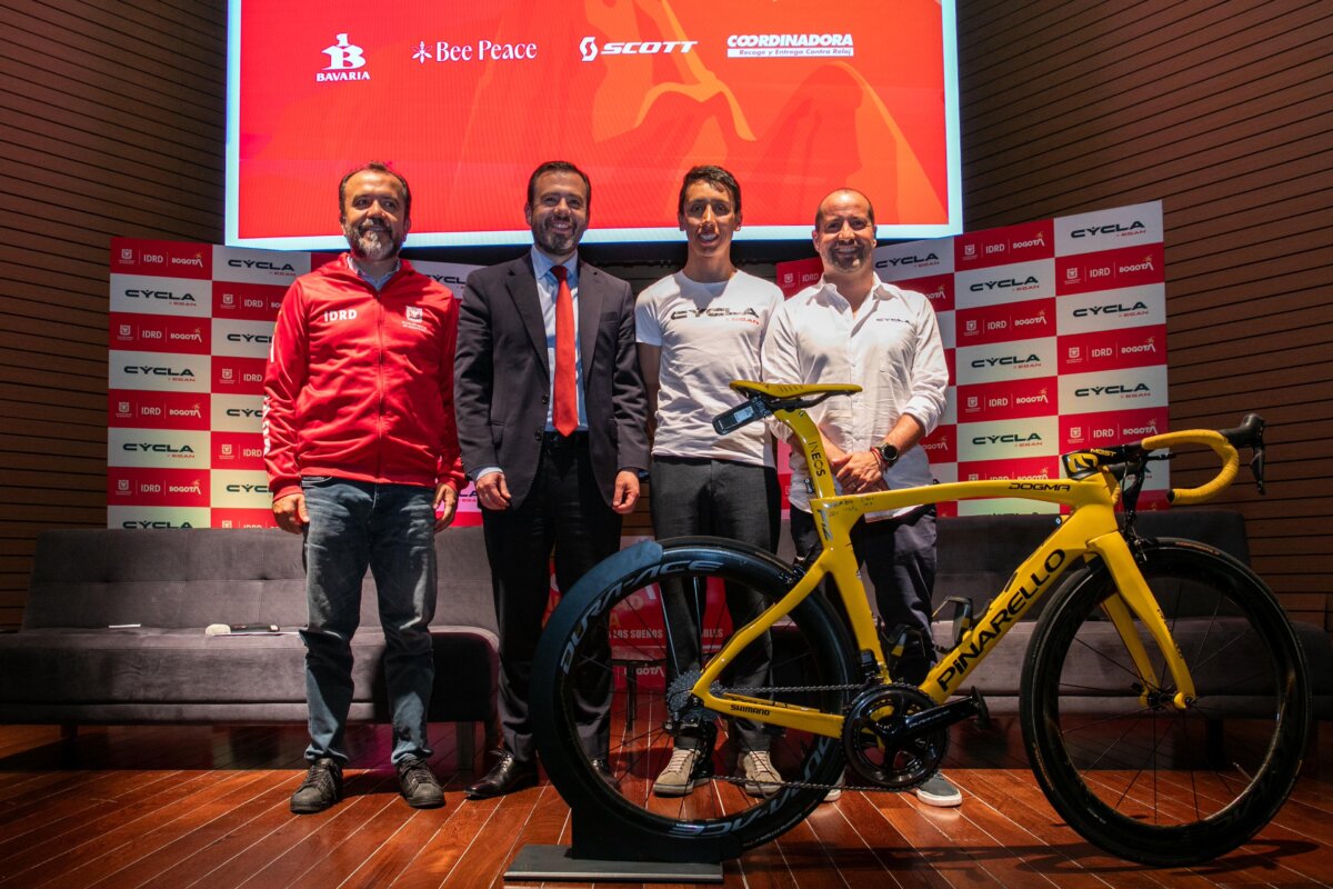 "A Bogotá le hacía falta un Gran Fondo de Ciclismo": Egan Bernal El campeón del Tour de Francia 2019, Egan Bernal, se unió a la Alcaldía de Bogotá para organizar el primer Gran Fondo de Ciclismo de Bogotá, el cual se realizará el 17 de noviembre y pasará por 10 localidades. Hablamos con él.