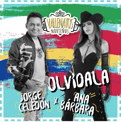 Jorge Celedón y Ana Bárbara reviven el clásico vallenato 'Olvídala' con un toque norteño Jorge Celedón, uno de los íconos del vallenato, y Ana Bárbara, 'La Reina Grupera', unieron sus voces para producir una espectacular versión norteña de la canción 'Olvídala', un clásico del vallenato de los años noventa.