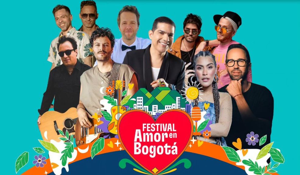 Llega el festival 'Amor en Bogotá' con más de 10 artistas invitados El nuevo Centro de Eventos Compensar en Bogotá abrirá sus puertas al público con la primera edición del festival "Amor en Bogotá", programado para los días 20 y 21 de septiembre de 2024.