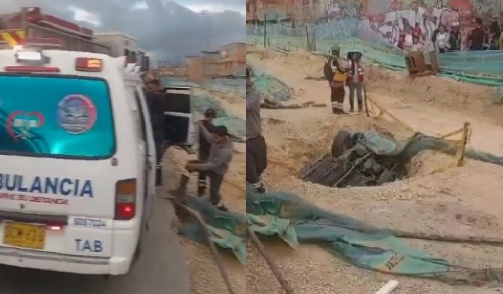 Tremendo hueco se 'tragó' un carro en el sur de Bogotá En la tarde de este jueves, un accidente en la localidad de Bosa dejó en alerta a los vecinos del barrio Villa Clemencia, cuando un carro particular que se movilizaba por la Avenida Cali cayó en un hueco.