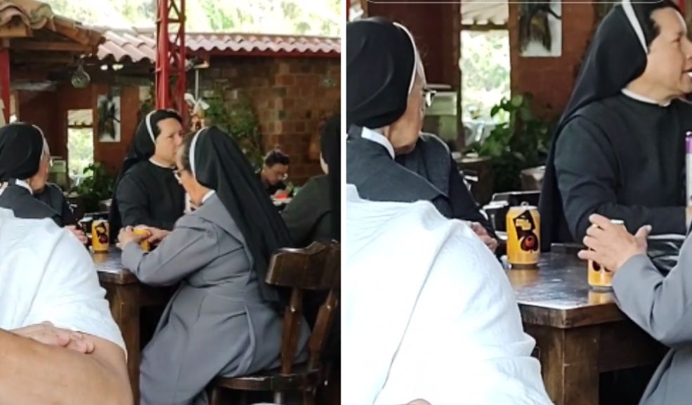 EN VIDEO: Pillan a monjas tomando cerveza para calmar la sed y se abre debate en redes En las últimas horas, el video de un grupo de monjas reunidas tomando cerveza se viralizó, pues generó grandes reacciones en redes sociales.