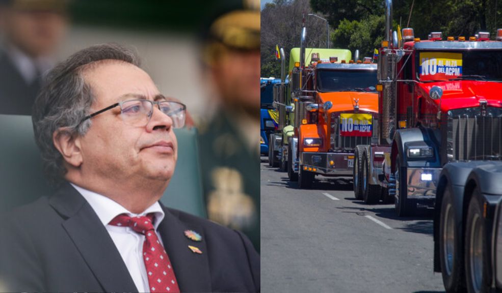 “El país no se dejará bloquear”: Petro ante paro de camioneros El presidente, Gustavo Petro, se pronunció ante el paro camionero que afecta a miles de personas en varias ciudades, señalando que “el país no se dejará bloquear”.