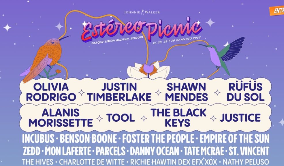 Este es el Line-Up de cada día confirmado para el Festival Estéreo Pícnic 2025 El Festival Estéreo Pícnic 2025, patrocinado por Johnnie Walker, anunció su Line Up por días. Esta edición contará con artistas de talla mundial, convirtiéndolo en un espacio único para los amantes de la música.