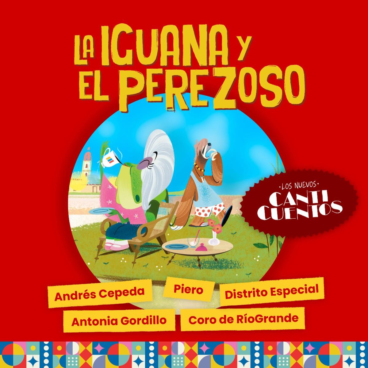 Llegan los Canticuentos: Fábulas infantiles interpretadas por reconocidos artistas colombianos El proyecto inicia con el lanzamiento de "La Iguana y el Perezoso", una canción de Marlore Anwandter, interpretada por Andrés Cepeda, Piero, la banda bogotana Distrito, Antonia Gordillo, y el coro infantil de RíoGrande, la escuela de música fundada por Carlos Vives.