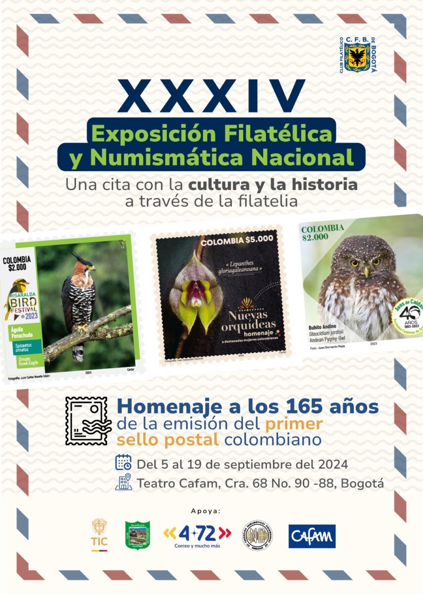 Así será la 'EXFILBO': exposición que celebra 165 años de historia en Postales de Colombia El evento se llevará a cabo del 6 al 19 de septiembre en el Teatro Cafam, con entrada gratuita para todo público y actividades como talleres familiares y recorridos históricos.