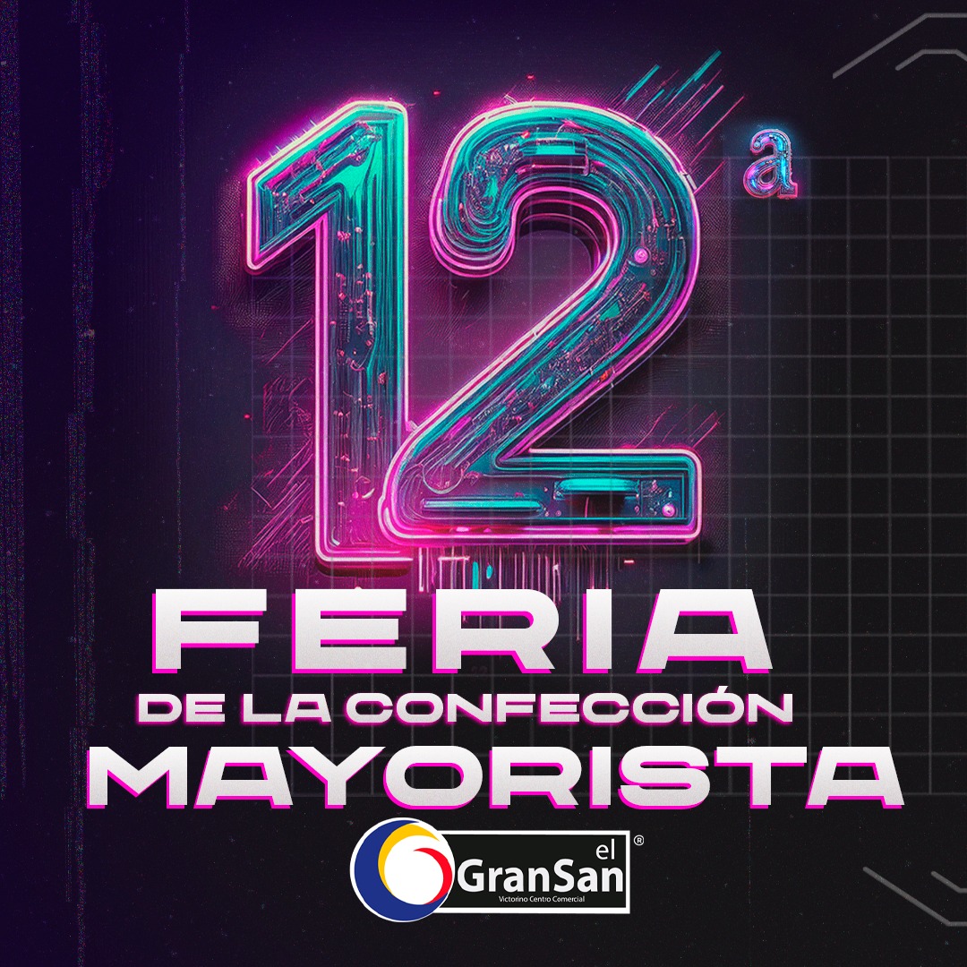 Arrancó la 12ª feria de confección mayorista del GRANSAN Del 16 al 19 de octubre, la ciudad será el epicentro de la moda colombiana con la celebración de la 12ª Feria de la Confección Mayorista, conocida como Nueva Generación GranSan.