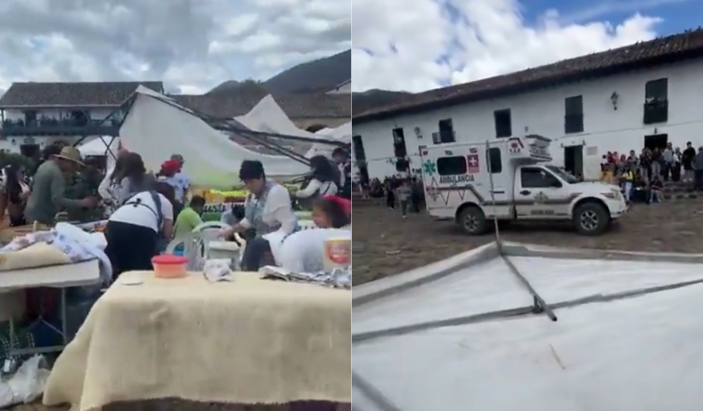 EN VIDEO: Fuerte vendaval dejó varios heridos en Villa de Leyva Una tranquila tarde de sábado se convirtió en una pesadilla para los ciudadanos que vivieron un fuerte vendaval en Villa de Leyva. Aquí los videos.