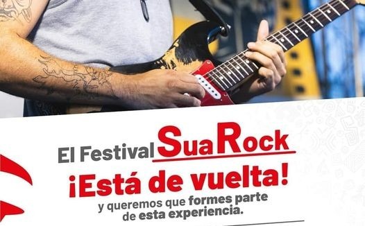 'Sua Rock' el festival de Rock de Soacha que promueve el talento local Soacha se prepara para celebrar su primer festival de rock, "Sua Rock", que tendrá lugar los días 16 y 17 de noviembre en el parque principal de la ciudad.