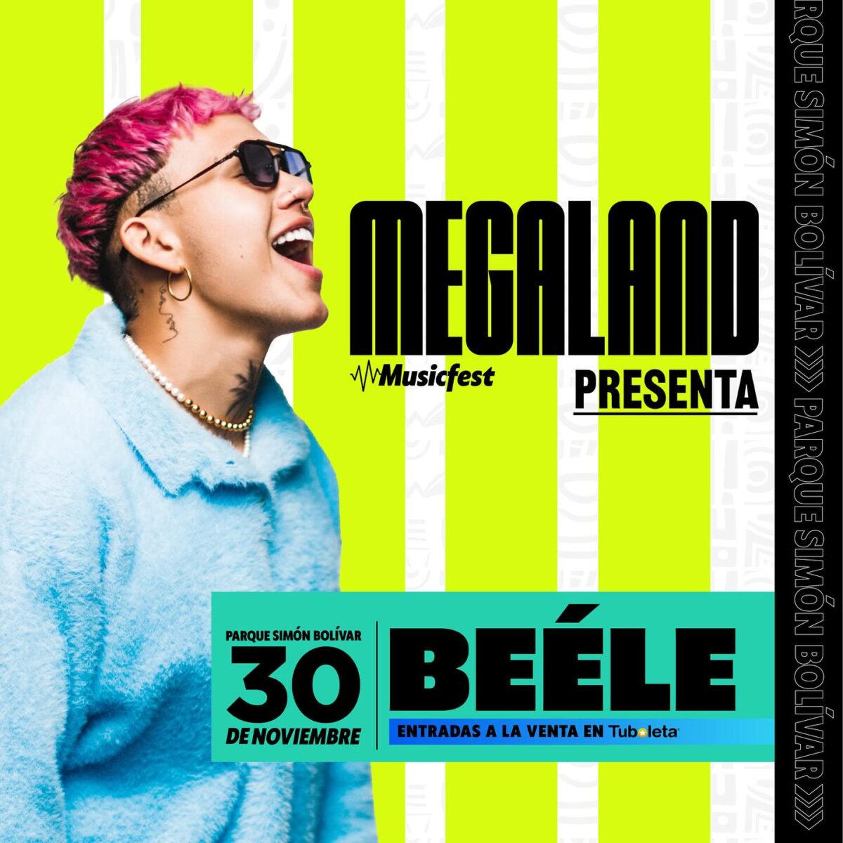 ¡Confirmado!: Mora y Beéle estarán en el Megaland Musicfest El festival, que se llevará a cabo el 30 de noviembre en el Parque Simón Bolívar, ha reunido un cartel que no deja de sorprender.