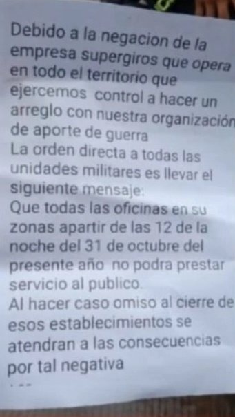 El aterrador mensaje que dejaron asesinos tras acabar con la vida de una empleada de Supergiros Marlen, una joven empleada de la empresa Supergiros, fue asesinada este lunes festivo. Esto se sabe del crimen.