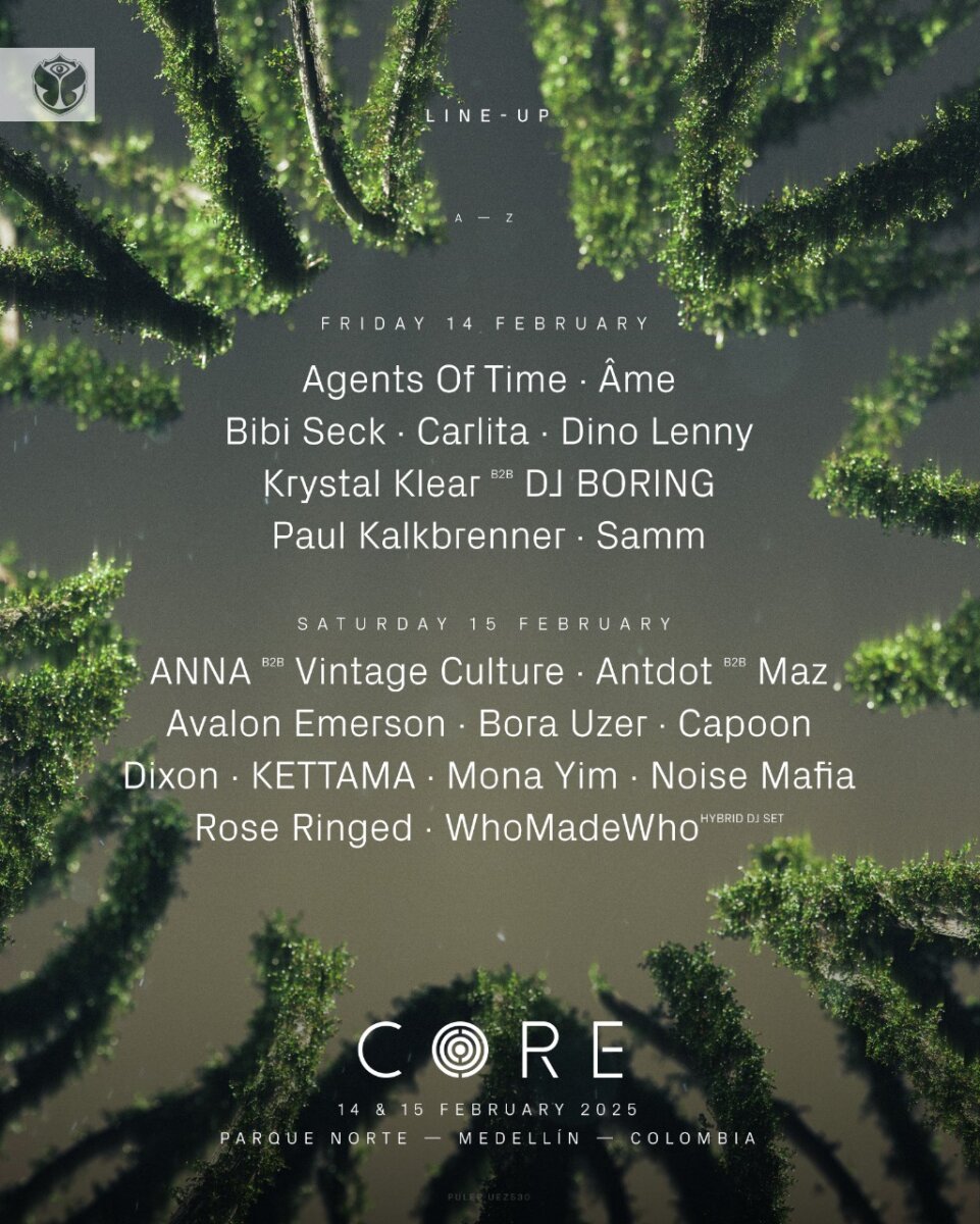 Tomorrowland CORE: Conozca el Line-Up del evento de música electrónica más grande del país CORE Medellín está listo para su esperado regreso en 2025, programado para el 14 y 15 de febrero, y promete ser uno de los eventos más destacados de la escena electrónica en América Latina.